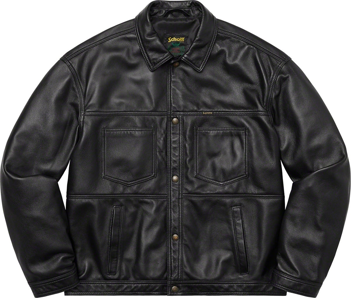 Supreme®/Schott® Leather Work Jacket view 8